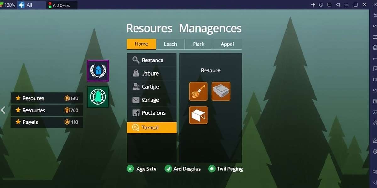 Peacock Platinum Pioneers Resource Management Interface Resource management screen from Peacock Platinum Pioneers showing various in-game resources and storage facilities